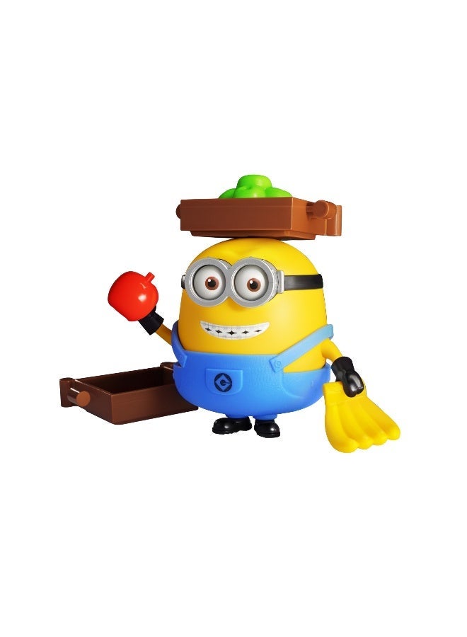 BLOKEES PreCool Minions Otto Model Kit | The Fruit Handler Playset with Crates & Accessories | Buildable Collectible Construction Toy for Kids Ages 4+ | Jelly Factory Series - Image 3
